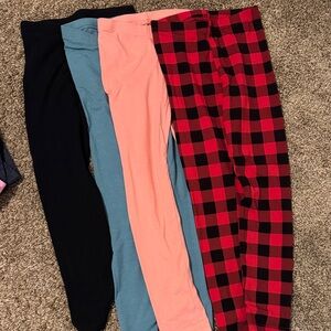 Kids Multi-Color Leggings Set